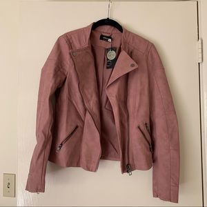 Pink Asos Leather Jacket